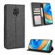 Чехол-книжка Deexe Retro Style для Xiaomi Redmi Note 9 Pro Max / Redmi Note 9 Pro / Redmi Note 9s - Black - изображение 1