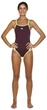 Купальник Arena W Stripe Super Fly Back One Piece, бордовий /001195-436/ 40 - зображення 4