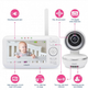Цифровая видеоняня VTech с Дистанционным поворотом камеры Колыбельными и Цветным экраном диагональю 5 (VM5261) - изображение 3