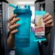 Шейкер спортивний BlenderBottle ProStak 22oz/650ml з 2-ма контейнерами Teal (ORIGINAL) - зображення 3