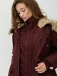 Парка зимняя женская Airboss N-7b Eileen 2XL Burgundy(0703364663620_A) - изображение 5