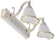 Настенный светильник Brille SW-325/2 E14 WH/G (27-031) - изображение 1