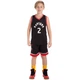 Форма баскетбольная детская NB-NBA RAPTORS 2 (PL, р-р M-122-128см, черно-красный) (BA-0969_M) - изображение 5