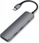 USB-хаб Satechi Aluminum Type-C Slim Multi-Port Adapter 4K Space Gray (ST-CMAM) - изображение 1