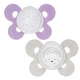 Пустышка Chicco Physio Comfort силиконовая 16-36 мес 2 шт с футляром люмин р (74935.41.00.00) - изображение 2