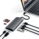 Hub USB Satechi Type-C Multi-Port Adapter 4K z Ethernetem V2 Space Gray (ST-TCMA2M) - obraz 3