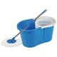 Швабра з турбо віджимом та відром з кошиком центрифугою spin mop 360 - зображення 1