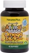 Жирные кислоты Natures Plus Animal Parade Омега 3-6-9 для детей, вкус Лимона 90 желатиновых капсул (97467299948) - изображение 3