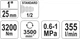 Klucz udarowy pneumatyczny YATO 1" 3200 Nm (YT-09615) - obraz 7