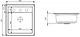 Кухонная мойка гранит INTERLINE BRUT white - изображение 2