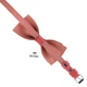 Бабочка Bow Tie House кожаная Coral 10369 - изображение 4