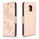 Чехол-книжка с рисунком UniCase Butterfly Pattern для Xiaomi Redmi Note 9 Pro Max / Note 9 Pro / Note 9s - Rose Gold - изображение 6