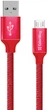 Кабель ColorWay USB – microUSB 2.1A 1 м Red (CW-CBUM002-RD) - изображение 1