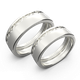 Парні широкі обручки з білого золота, TS Jewelry - зображення 1
