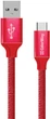 Кабель ColorWay USB – Type-C 2.1А 1 м Red (CW-CBUC003-RD) - изображение 1