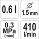 Pistolet lakierniczy YATO HVLP 1.5 mm (YT-2341)   - obraz 3