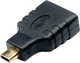 Перехідник Atcom Micro HDMI (M) - HDMI (F) Black (16090) - зображення 1