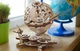 Механический деревянный 3D пазл Ugears Глобус из фанеры (70128) - изображение 1