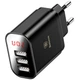 Сетевой адаптер Baseus Mirror Lake 3 USB 3.4 A черный CCALL-BH01 - изображение 1