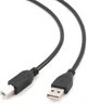 Кабель Cablexpert USB 2.0 Type-A - Type-B 1 м Black (CCP-USB2-AMBM-1M) - зображення 2