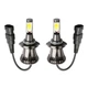 Светодиодные LED лампы головного света Idial 9005/9006(H3/H4) White/Yellow COB 3600Lm 25Watt 6000K/4300K - изображение 1