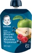 Фруктове пюре Gerber Яблуко, груша, малина, чорниця з 6 місяців 90 г (7613036345484) - изображение 1