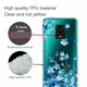 Силиконовый (TPU) чехол Deexe Pretty Glossy для Xiaomi Redmi Note 9 Pro / Note 9 Pro Max / Note 9s - Blue Flowers - изображение 3