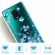 Силиконовый (TPU) чехол Deexe Pretty Glossy для Xiaomi Redmi Note 9 Pro / Note 9 Pro Max / Note 9s - Blue Flowers - изображение 5