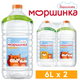 Упаковка мінеральної питної негазовоної дитячої води "МОРШИНКА" 6,0 л х 2 пляшки - изображение 1