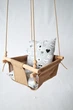 Дитяча гойдалка тканинна Infancy Котики какрамельная основа - зображення 3