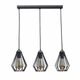 Светильник потолочный подвесной 100lamp Loft Е-27 металл, черный (NL 05371-3) - изображение 1