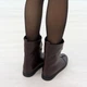 Ботинки женские Woman's heel маломерные 40 бордовые (О-757) - изображение 3