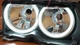 Ангельські оченята crystal angel eyes LED для BMW E46 БЕЗ лінз, білий+жовтий - зображення 3