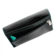 Кошелек женский кожаный Visconti Topaz Black/Aqua (CD21 BLK/AQUA) - изображение 6