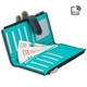 Кошелек женский кожаный Visconti Jade Black/Aqua (CD23 BLK/AQUA) - изображение 3