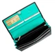 Кошелек женский кожаный Visconti Topaz Black/Aqua (CD21 BLK/AQUA) - изображение 8