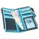 Кошелек женский кожаный Visconti Bermuda Blue Multi (RB100 BLUE MULTI) - изображение 5
