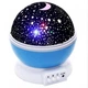 Ночник детский светильник проектор звездный небо Star Master Dream Rotating Blue (351V) - зображення 1