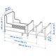 Каркас детской кровати IKEA BUSUNGE 80x200 см регулируемый розовый 902.290.17 - изображение 3