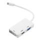 Переходник 3 в 1 для MacBook Pro Thunderbolt на DVI/VGA/HDMI - изображение 1