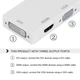 Переходник 3 в 1 для MacBook Pro Thunderbolt на DVI/VGA/HDMI - изображение 2