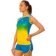 Форма для легкой атлетики женская Zelart Lidong 8302-1 размер XL (46-48) Yellow-Blue - изображение 1