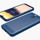 Чохол Lenuo Carbon Fiber для Nokia 2.3 Navy Blue - зображення 2