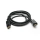 Кабель PowerPlant (KD00AS1237) DisplayPort-HDMI, 1.8м, Black - зображення 1