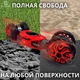 Машинка на радиоуправлении Dance Monster Stunt Красная ударостойкая игрушечная Перевёртыш для дрифта и трюков на аккумуляторе - изображение 3