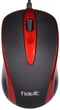 Проводная USB оптическая мышь Havit HVMS675 Red - изображение 1