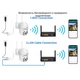 Вулична WIFI камера відеоспостереження Hiseeu WHD813 4MP поворотна PTZ Onvif - зображення 7