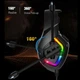 Ігрові дротові навушники Onikuma K1-B з мікрофоном і RGB підсвіткою Black (K1-B) - зображення 6