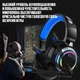 Ігрові дротові навушники Jedel GH202 з мікрофоном і RGB підсвіткою Black/Blue (GH202) - зображення 5