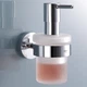 Дозатор для рідкого мила GROHE Essentials настінний на 160мл скляний хром 40448001 - зображення 4